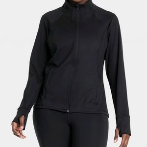 Zip-Front Jacket - Black